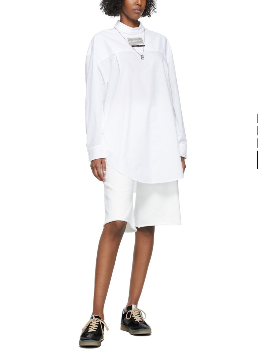 MM6 MAISON MARGIELA WHITE SWEAT SHORTS
